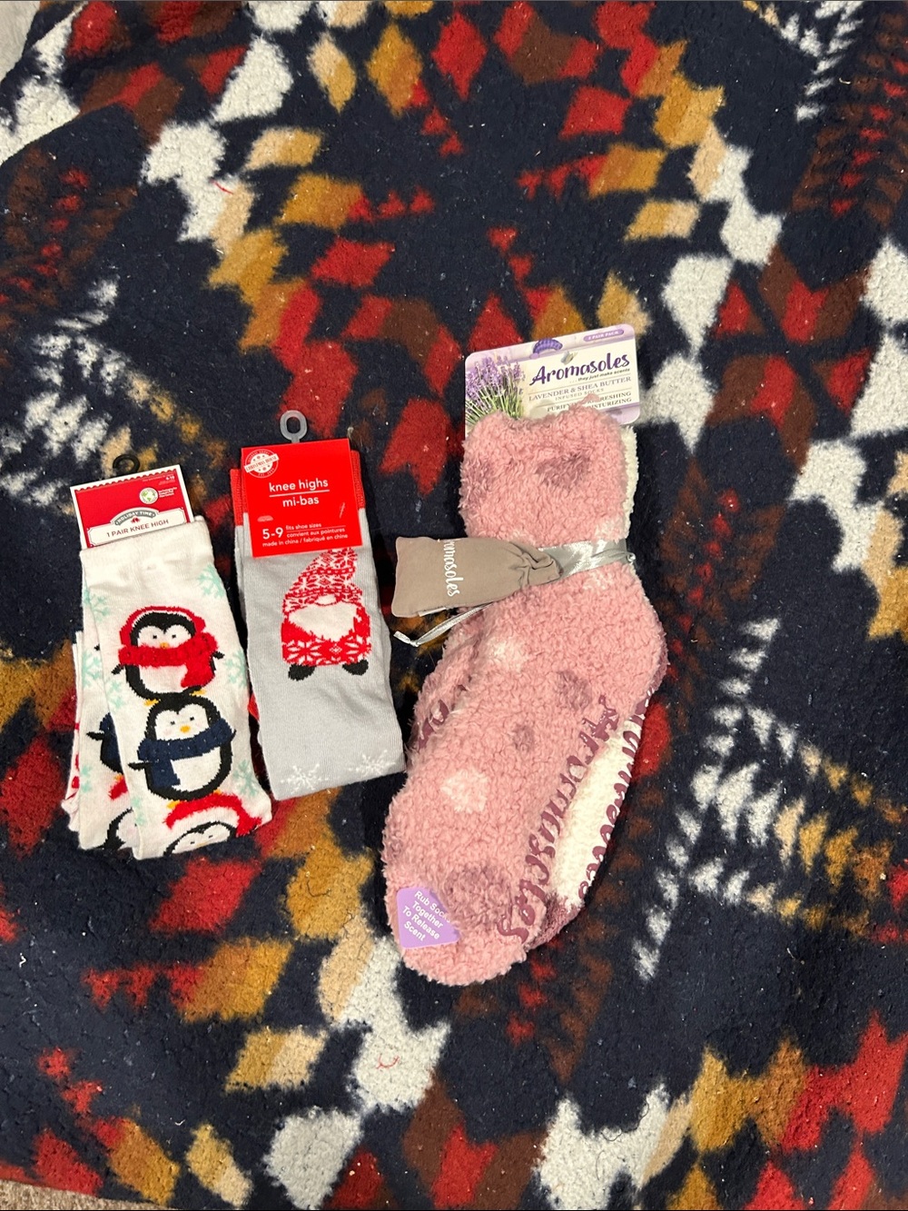 Plush Pink Cozy Socks for Kids